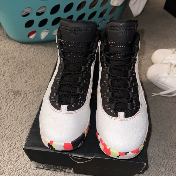 Air Jordan 10 Retro GS Ember Glow - Picture 2 of 6